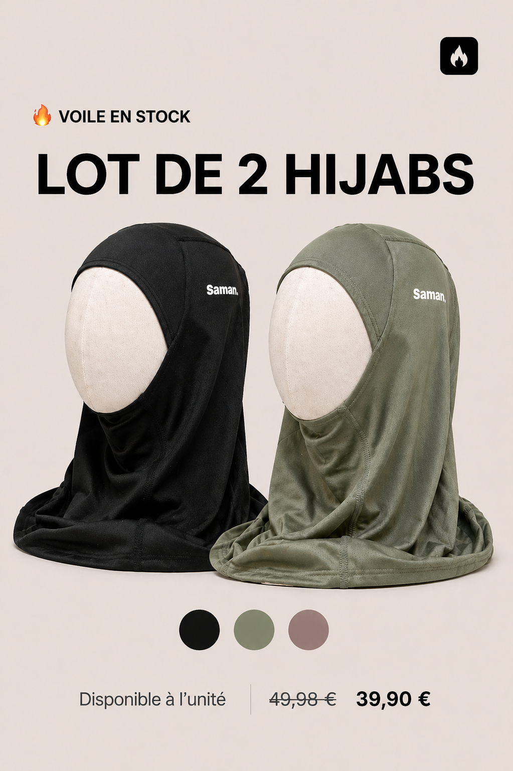 2 HIJAB A PRIX REDUIT SAMAN